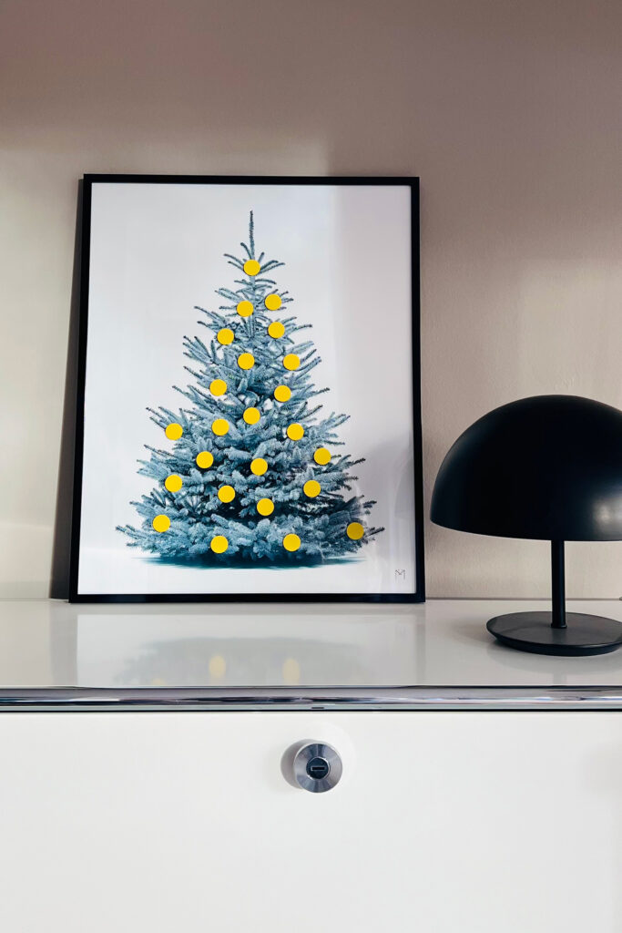Minimalerie Adventskalender Gelb Mood